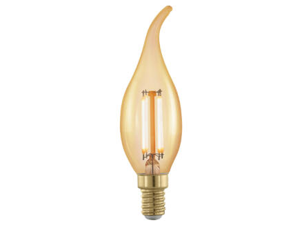 Eglo ampoule LED flamme filament mince E14 4W dimmable 1