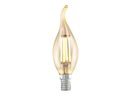 Eglo ampoule LED flamme filament mince E14 4W 1