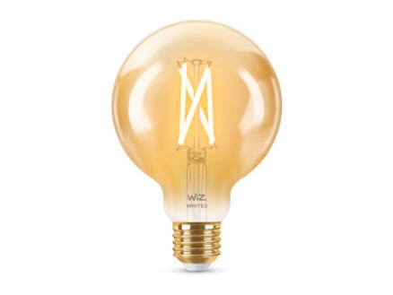 WiZ ampoule LED globe filament verre ambré E27 8W dimmable