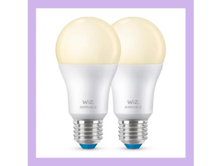 ampoule LED poire E27 60W 2 pièces 1