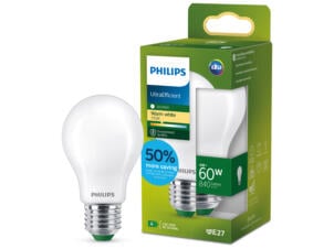Philips ampoule LED poire E27 60W blanc chaud
