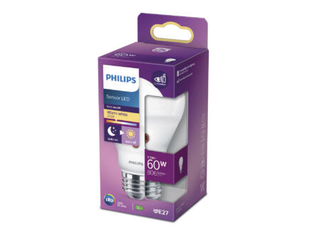 Philips ampoule LED poire E27 7W avec capteur de lumière 1
