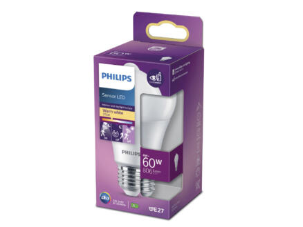 Philips ampoule LED poire E27 8W avec capteur de lumière 1
