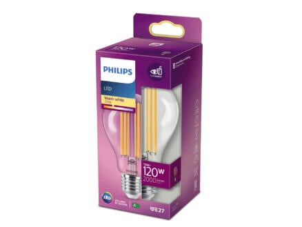 Philips ampoule LED poire filament E27 13W 1