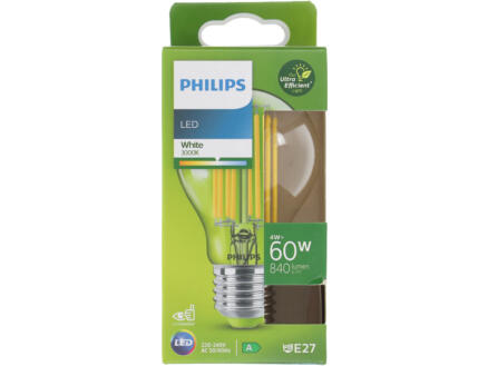 Philips ampoule LED poire filament E27 4W blanc 1