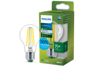 Philips ampoule LED poire filament E27 5,2W blanc froid