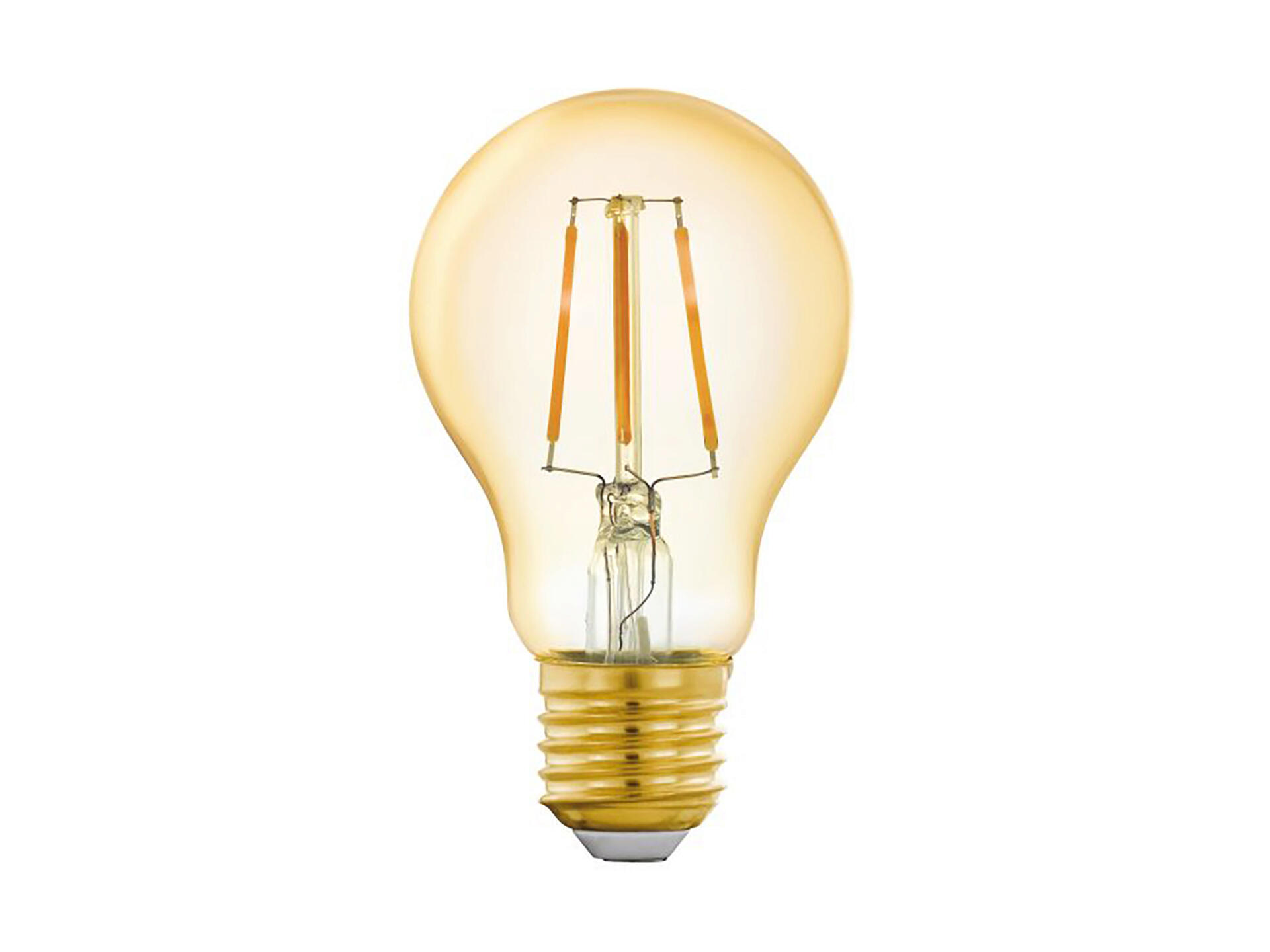 Eglo ampoule LED poire filament E27 5W verre ambré