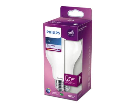 Philips ampoule LED poire verre mat E27 13W blanc froid 1