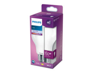 Philips ampoule LED poire verre mat E27 17,5W blanc froid