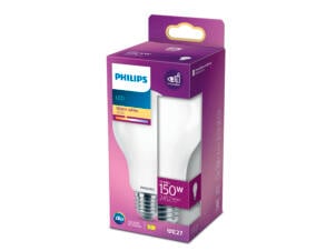 Philips ampoule LED poire verre mat E27 17,5W