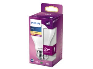 Philips ampoule LED poire verre mat E27 7W