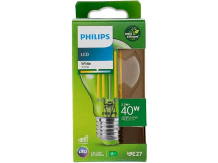 Philips ampoule LED sphérique filament E27 2,3W 1