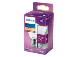 Philips ampoule LED sphérique mat E27 6,5W