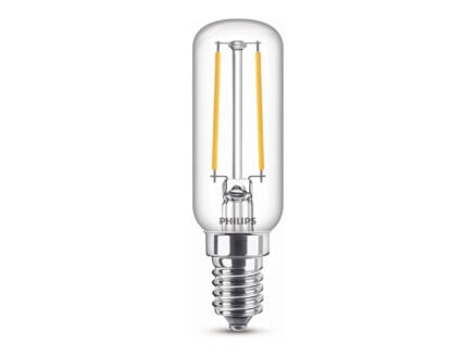 Philips ampoule LED tubulaire filament E14 2,1W 1