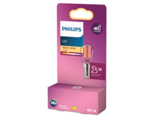 Philips ampoule LED tubulaire filament E14 2,5W