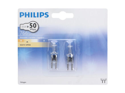 Philips ampoule capsule GY6,35 50W 2 pièces 1