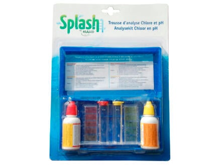 Splash analysekit chloor en pH 1
