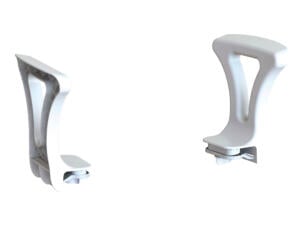 Secucare armleuning voor Quattro douchestoel wit 2 stuks