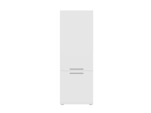 Washcab armoire pour machine à laver base avec 2 étagères 50x67,5x142 cm 4 blanc