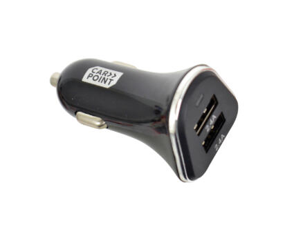 Carpoint autolader USB 12-24 V 4,8A dual 1
