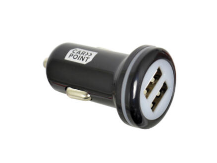Carpoint autolader USB 12-24 V dual 1
