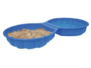 Intex bac à sable / piscine coquillage grand 180x87 cm bleu