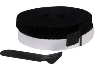 CanDo bande auto-agrippante pour moustiquaire 400cm x 15mm noir