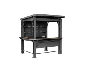 Keter bar gazebo 230x200x238 cm antraciet