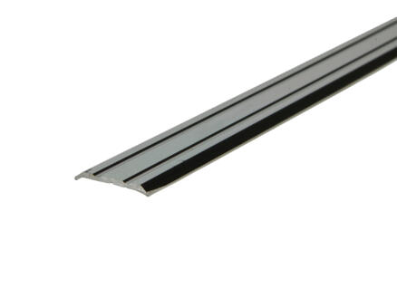 Arcansas barre de seuil autocollant 90cm 25mm aluminium brillant anodisé 1