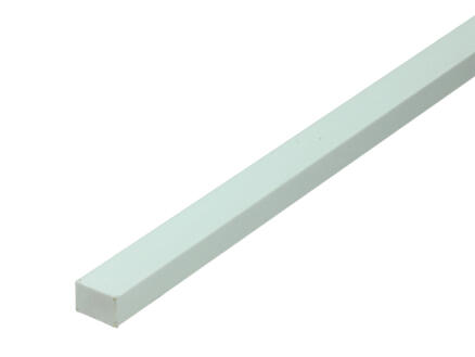Arcansas barre rectangle 1m 10x15 mm PVC blanc 1