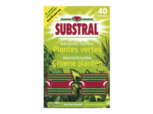 Substral bâtonnets nutritifs plantes vertes 40 pièces
