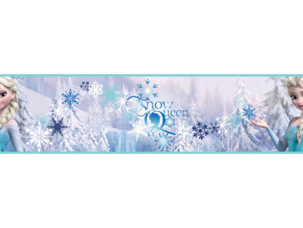Disney behangrand zelfklevend Frozen snow queen blauw/wit 1
