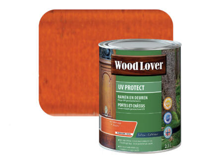 Wood Lover beits UV ramen & deuren 2,5l mahonie #607 1