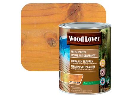 Wood Lover beits antislip 2,5l den #340 1