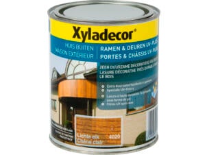Xyladecor beits ramen & deuren UV-plus 0,75l lichte eik