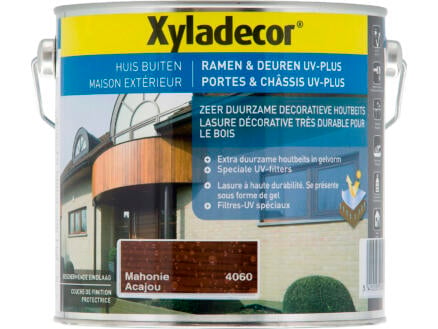 Xyladecor beits ramen & deuren UV-plus 2,5l mahonie 1