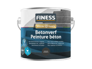 Finess betonverf 2,5l antracietgrijs