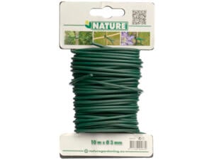 Nature binddraad met antislipcoating 10m 3mm groen