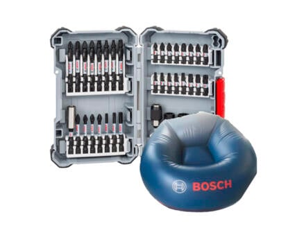 Bosch Professional bit en dopsleutelset 36-delig + opblaasbare voetbalpoef 1
