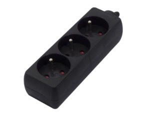 Chacon bloc multiprise 3x noir