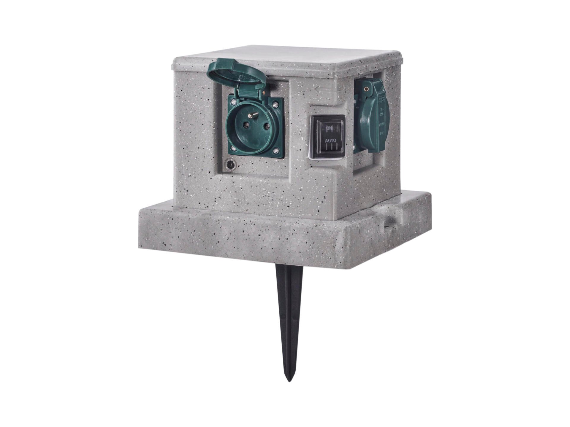 Profile bloc multiprise sur broche 4x avec capteur gris