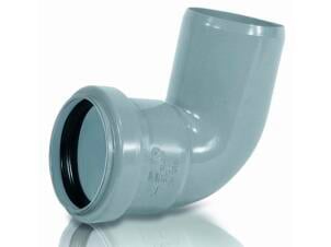 bocht MF 50mm 87° PVC grijs