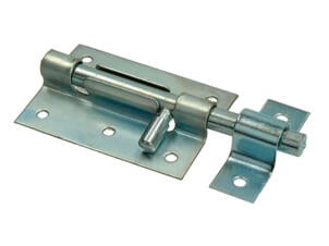 Mack boksgrendel 80mm verzinkt blauw