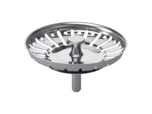 Wirquin bonde d'évier panier et bouchon 90mm