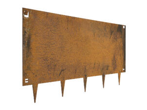bordure 106x40 cm acier corten 4 pièces