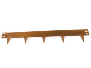 Garden Plus bordure connectable 106x8 cm rouille