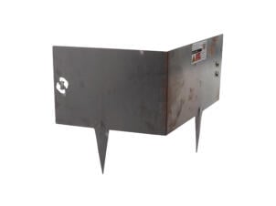Talen Tools bordure d'angle connectable 30x30x16 cm acier corten