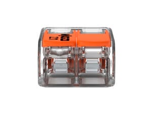 Wago borne à levier 2x 0,2-4 mm² 5 pièces