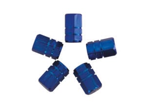 Carpoint bouchon de valve piston bleu 5 pièces