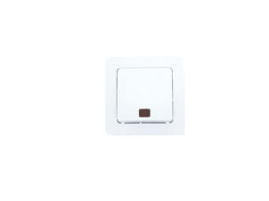 Profile bouton poussoir + LED blanc mat